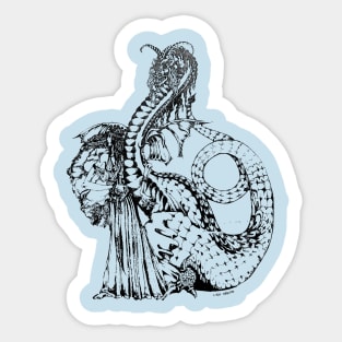 Hippie monster Sticker